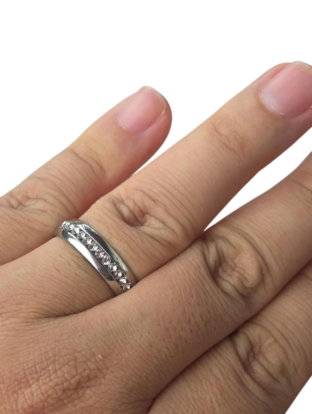 Titanium band ring